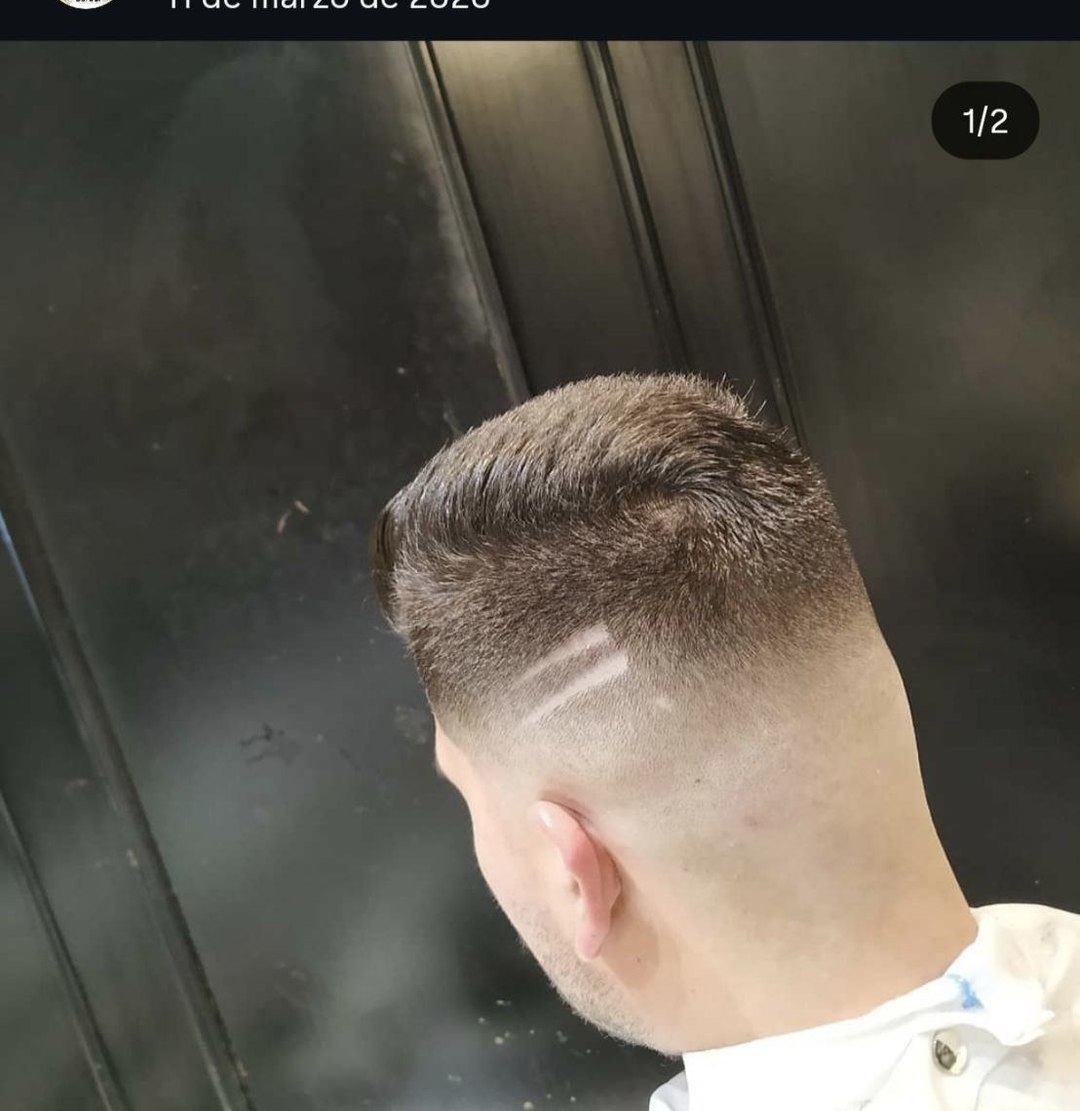 Corte con línea de diseño