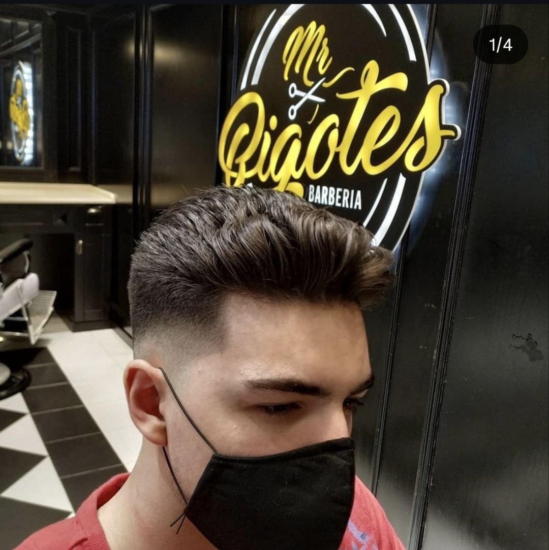 Corte texturizado con volumen